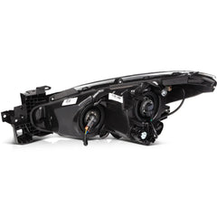 ECCPP Headlight For Mazda 3 2.0L 2.5L 2014-2016 Passenger Right Side Black Amber 6B93BC-57 [4]