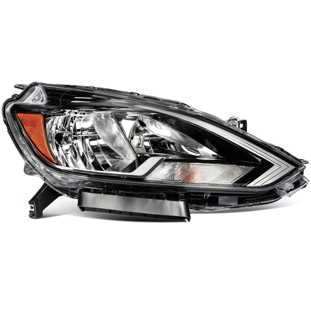 ECCPP Headlight For Nissan For Sentra 1.8L 2016-2019 Passenger Right Side Black 6B93BC-57 [1]