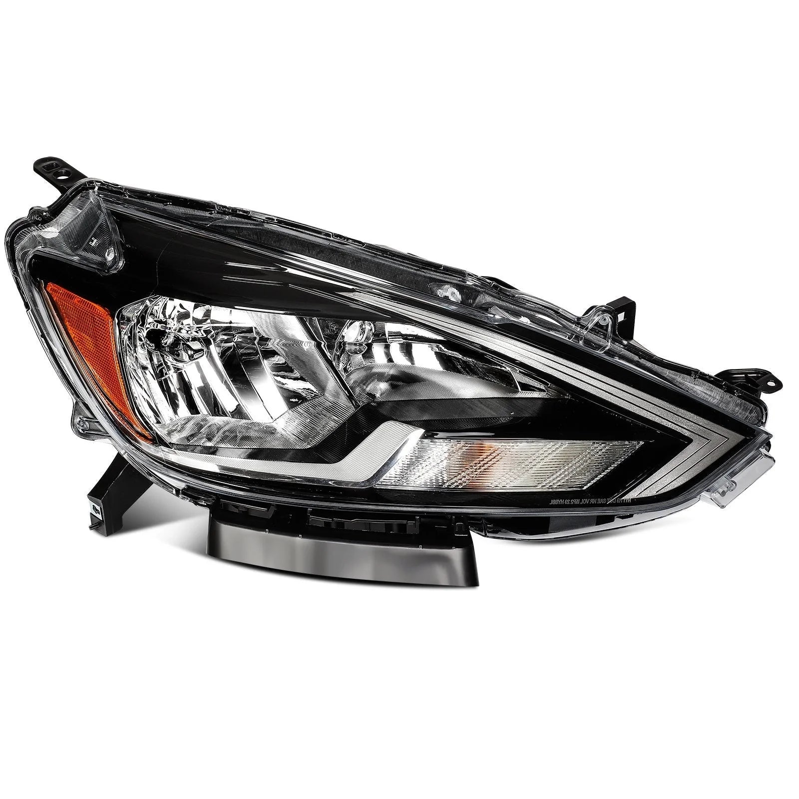 ECCPP Headlight For Nissan For Sentra 1.8L 2016-2019 Passenger Right Side Black 6B93BC-57 [7]