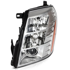 ECCPP Headlights Assembly For Cadillac Escalade 6.2L 2009-2014 Pair Chrome Amber KOEEP [3]