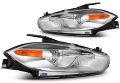 ECCPP Headlights Assembly For Dodge Dart 1.4L 2.0L 2.4L 2013-2016 Pair Black 6B93BC-57 [1]