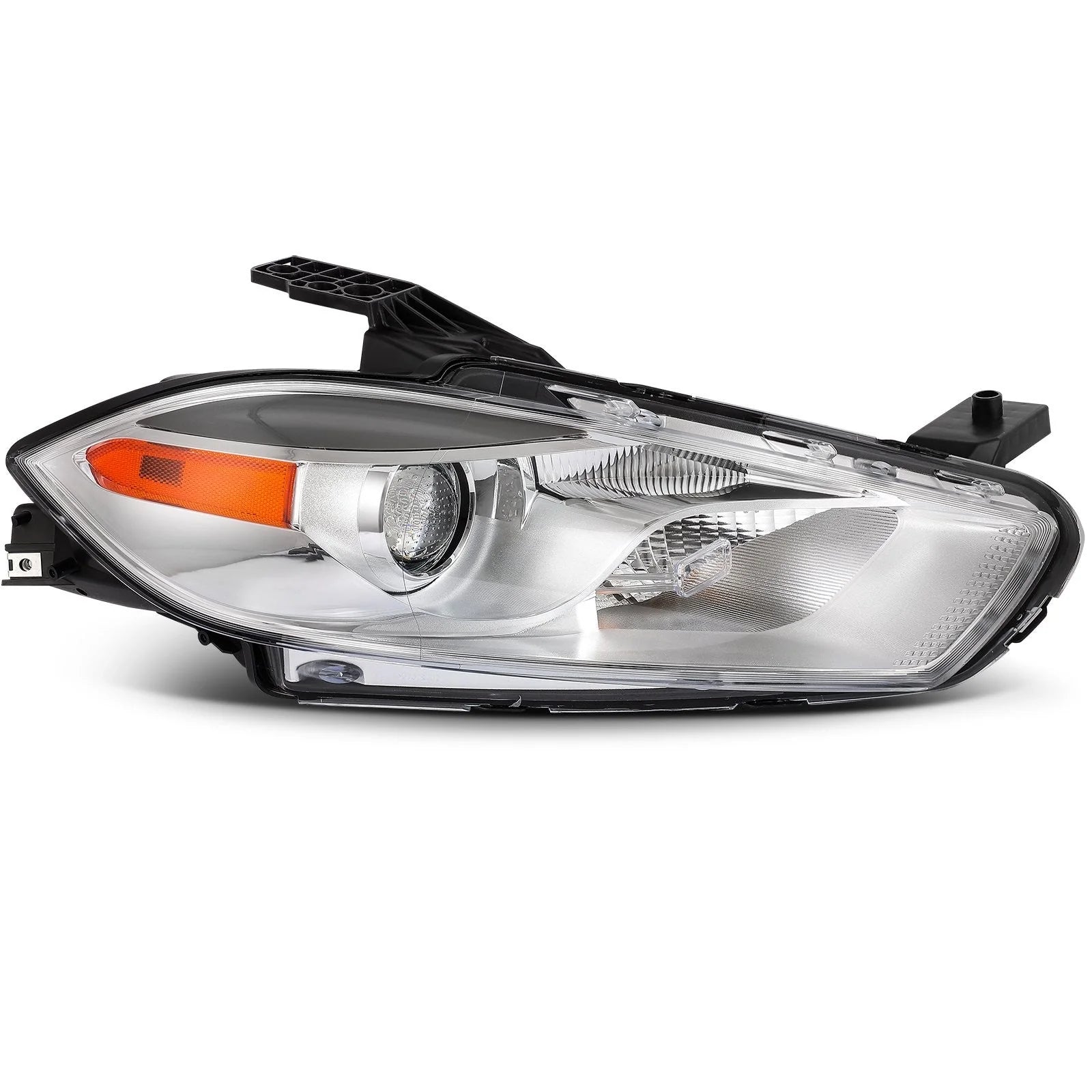 ECCPP Headlights Assembly For Dodge Dart 1.4L 2.0L 2.4L 2013-2016 Pair Black 6B93BC-57 [6]