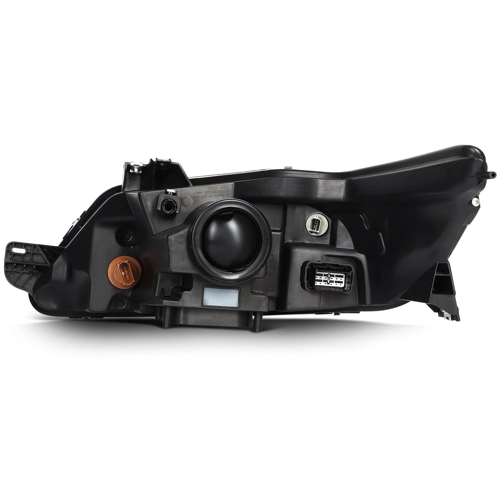 ECCPP Headlights Assembly For Ford Taurus 3.5L 2010-2012 Pair Kit Black Amber 6B93BC-57 [7]