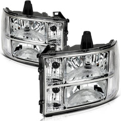 ECCPP Headlights Assembly For GMC Sierra 1500 2500HD 3500HD 2007-2014 Pair KOEEP [2]