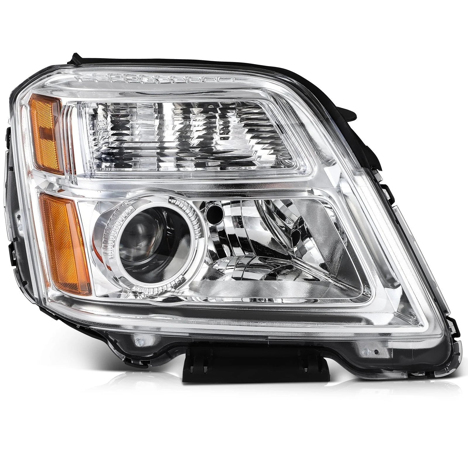 ECCPP Headlights Assembly For GMC Terrain 2.4L 3.6L 2016-2017 Pair Chrome Amber 6B93BC-57 [6]