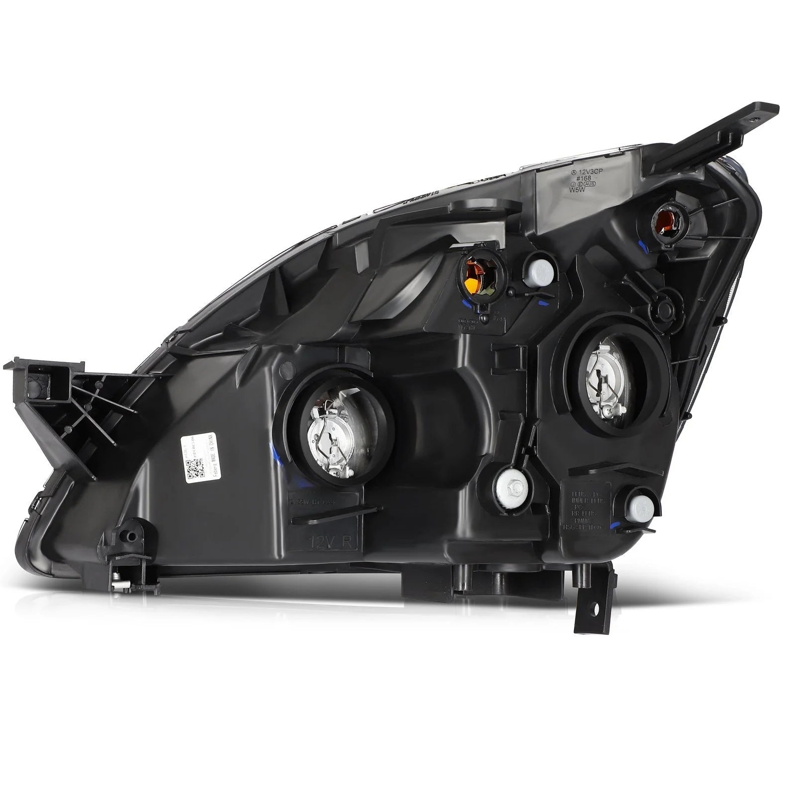 ECCPP Headlights Assembly For Honda CR-V CRV 2.4L 2005-2006 Pair Kit Black Amber KOEEP [9]