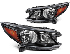 ECCPP Headlights Assembly For Honda CR-V CRV 2.4L 2012-2014 Pair Kit Black Amber 6B93BC-57 [1]