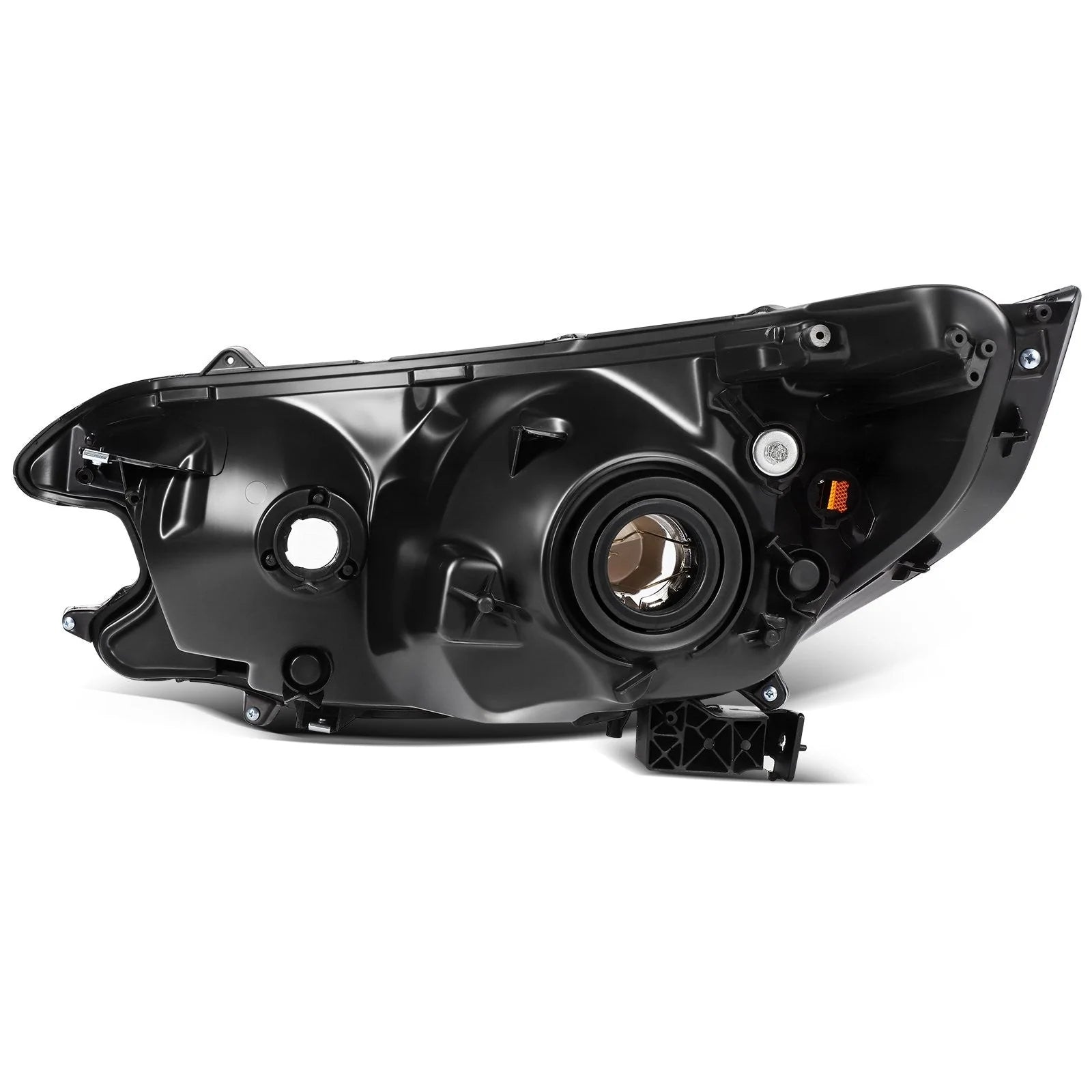 ECCPP Headlights Assembly For Honda CR-V CRV 2.4L 2012-2014 Pair Kit Black Amber 6B93BC-57 [9]