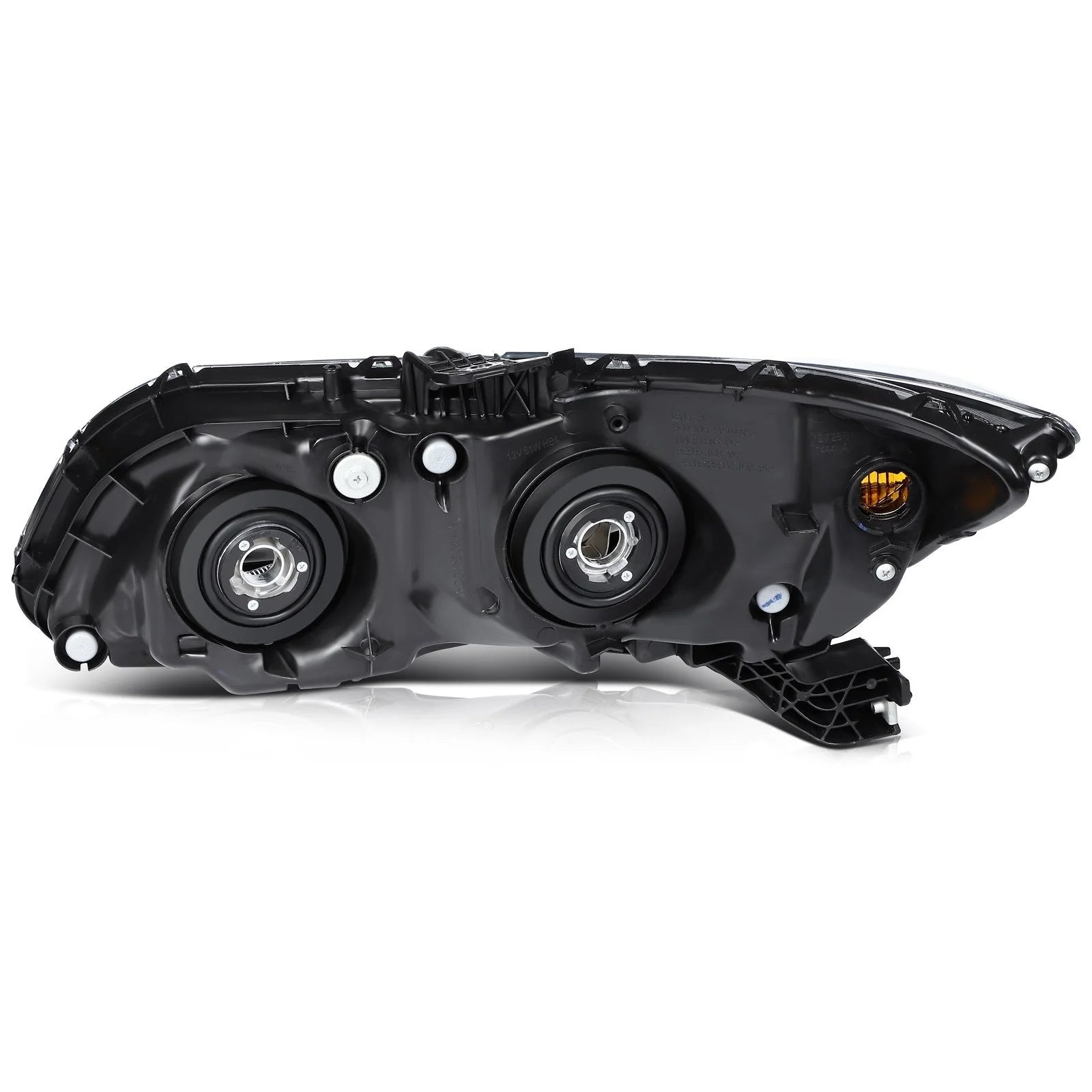 ECCPP Headlights Assembly For Honda Civic 1.5L 1.8L 2.4L 2012-2015 Pair Black 6B93BC-57 [7]