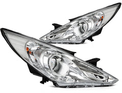 ECCPP Headlights Assembly For Hyundai Sonata 2.0L 2.4L 2011-2014 Pair Chrome 6B93BC-57 [2]
