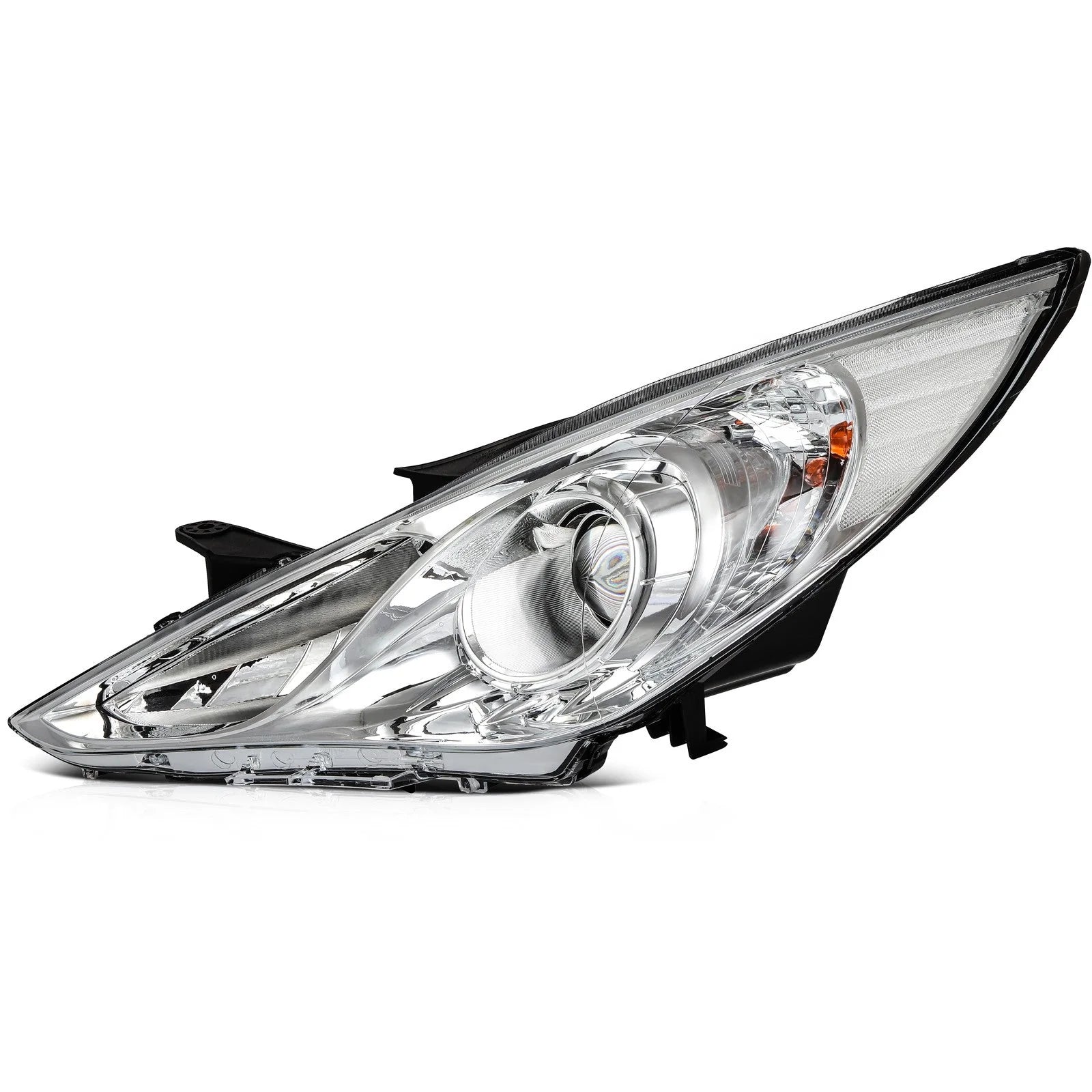 ECCPP Headlights Assembly For Hyundai Sonata 2.0L 2.4L 2011-2014 Pair Chrome 6B93BC-57 [6]