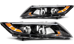 ECCPP Headlights Assembly For Kia Optima 2.0L 2.4L 2014-2015 Pair Black Amber KOEEP [1]