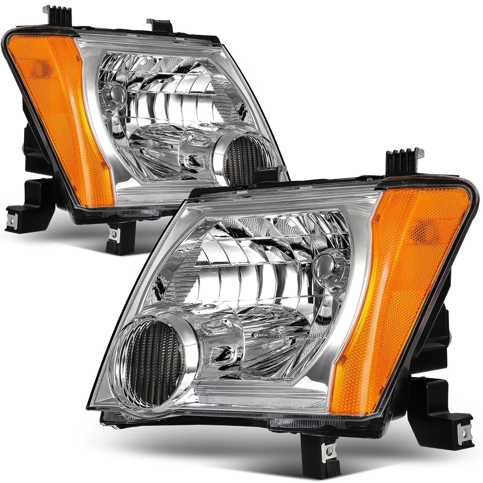ECCPP Headlights Assembly For Nissan For Xterra 2.5L 4.0L 2005-2010 Pair Chrome KOEEP [5]