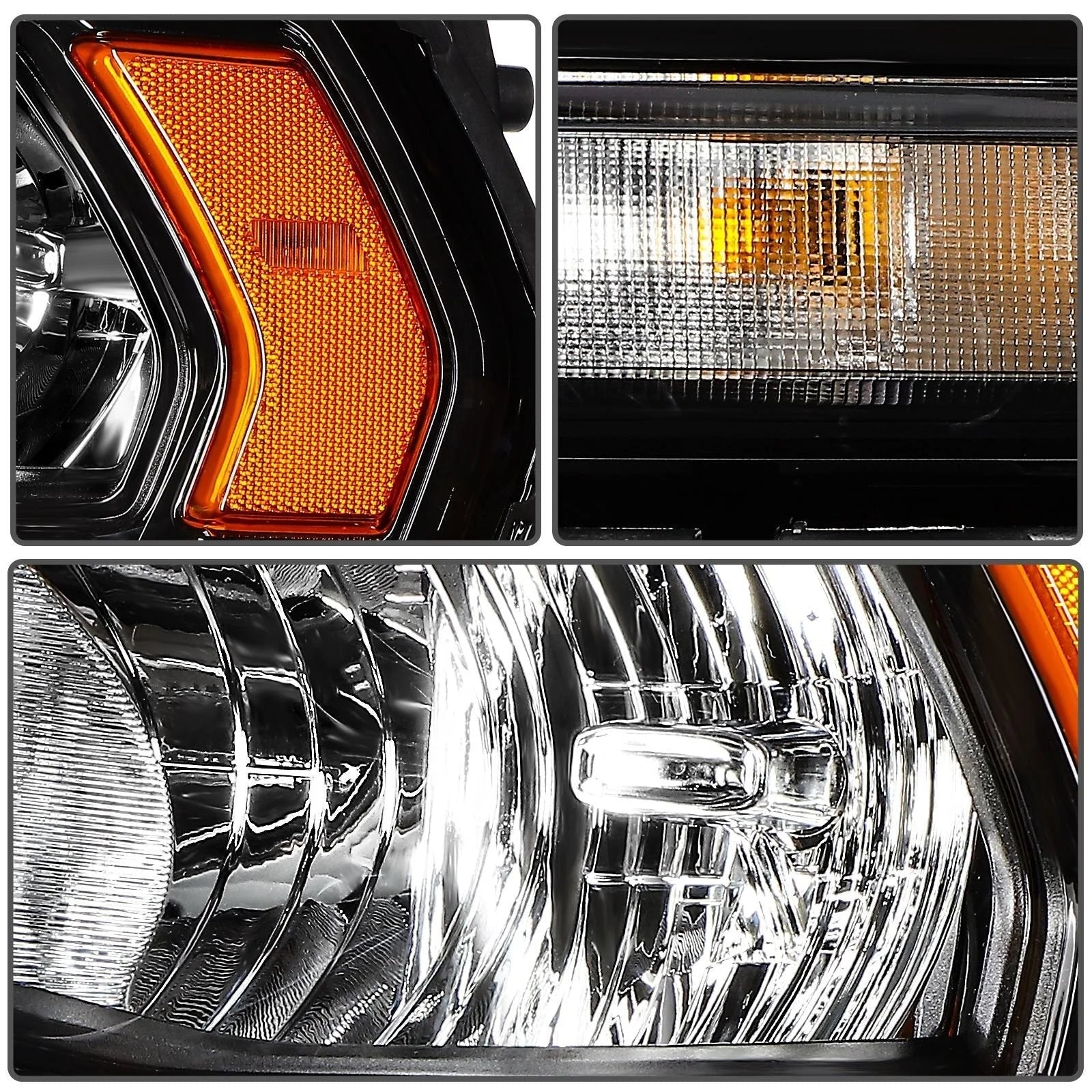 ECCPP Headlights Assembly For Ram 2500 3500 5.7L 6.4L 6.7L 2019-2024 Pair Black KOEEP [11]