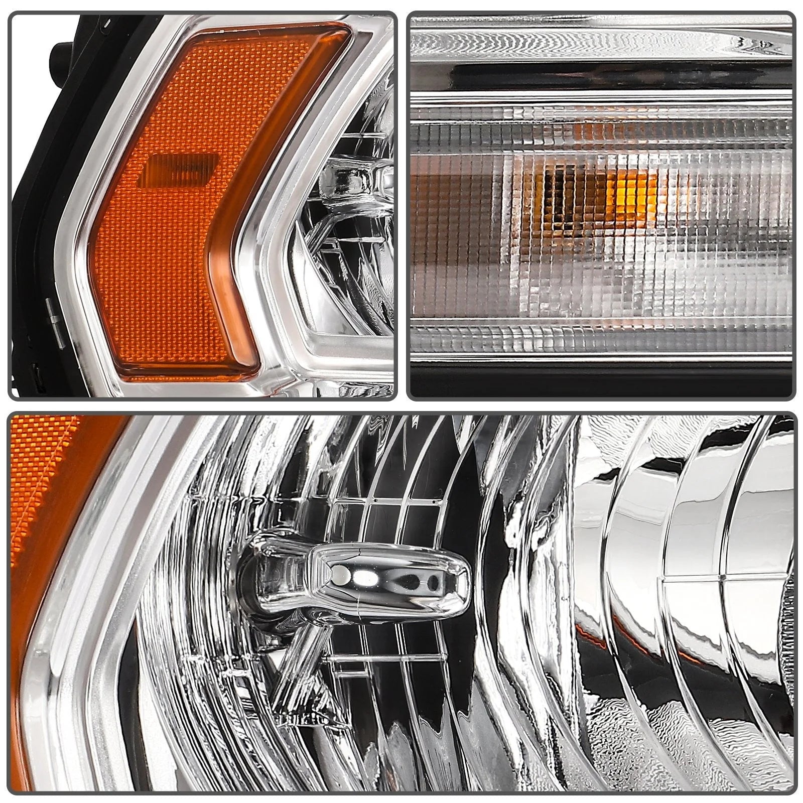 ECCPP Headlights Assembly For Ram 2500 3500 5.7L 6.4L 6.7L 2019-2024 Pair Chrome KOEEP [9]