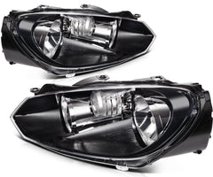 ECCPP Headlights Assembly For Volkswagen Golf Jetta GTI 2010-2014 Pair Kit Black 6B93BC-57 [3]