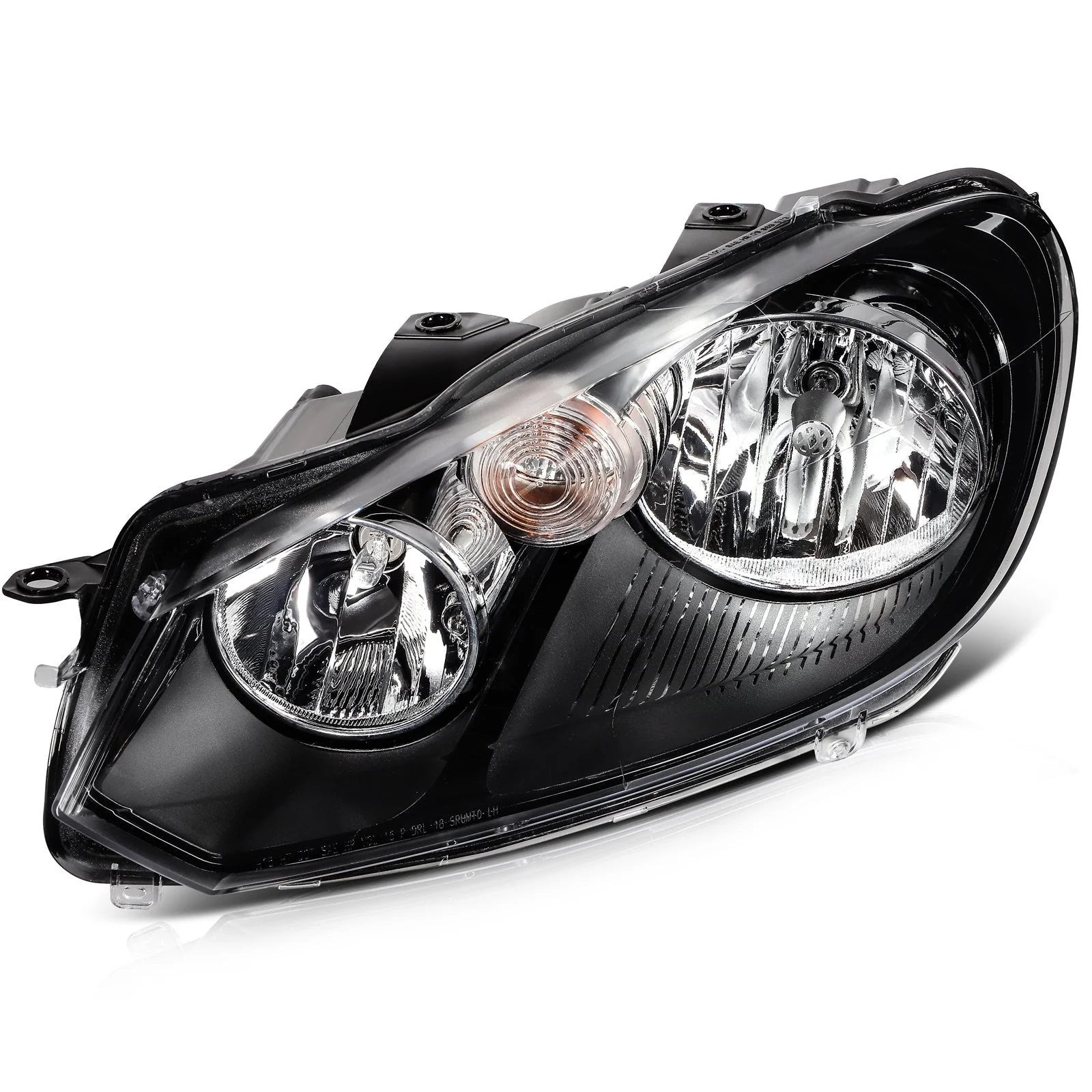 ECCPP Headlights Assembly For Volkswagen Golf Jetta GTI 2010-2014 Pair Kit Black 6B93BC-57 [4]