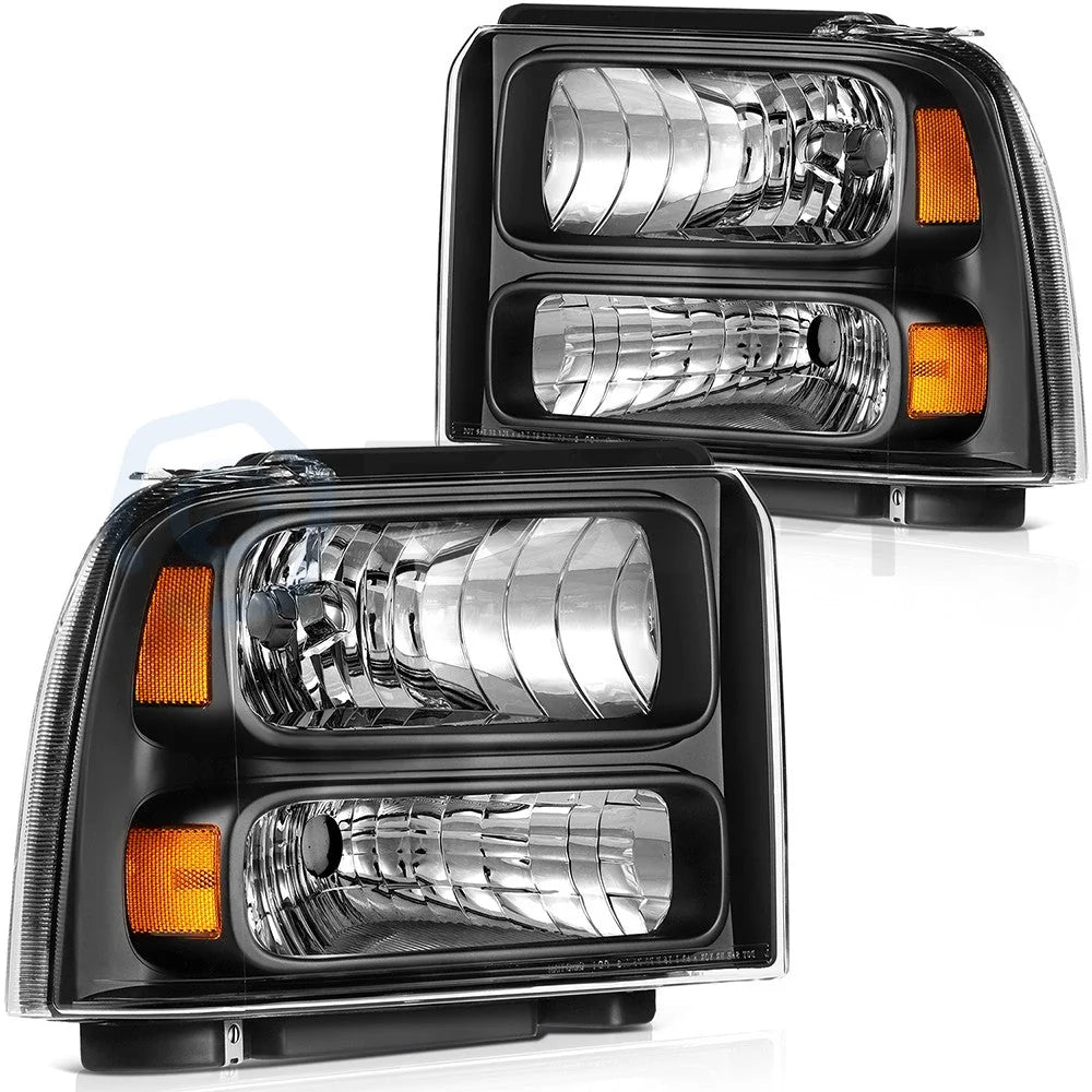 ECCPP Headlights For 2003-04 Ford Excursio 1999-05 Ford F-250/F-350/F-450 Pair KOEEP [2]