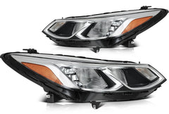 ECCPP Headlights For Chevrolet Cruze 1.4L 1.6L 1.8L 2016-2019 Pair Chrome Amber 6B93BC-57 [2]