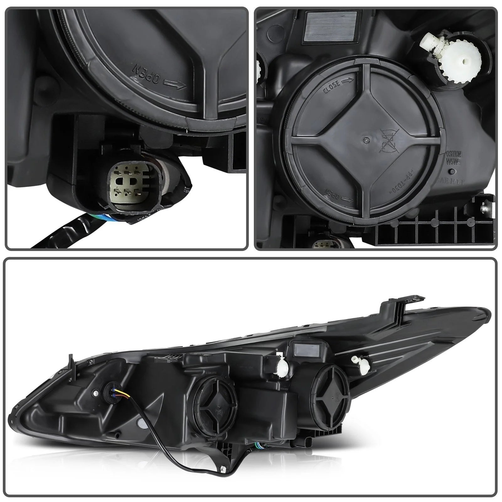 ECCPP Headlights For Chevrolet Cruze 1.4L 1.6L 1.8L 2016-2019 Pair Chrome Amber 6B93BC-57 [9]