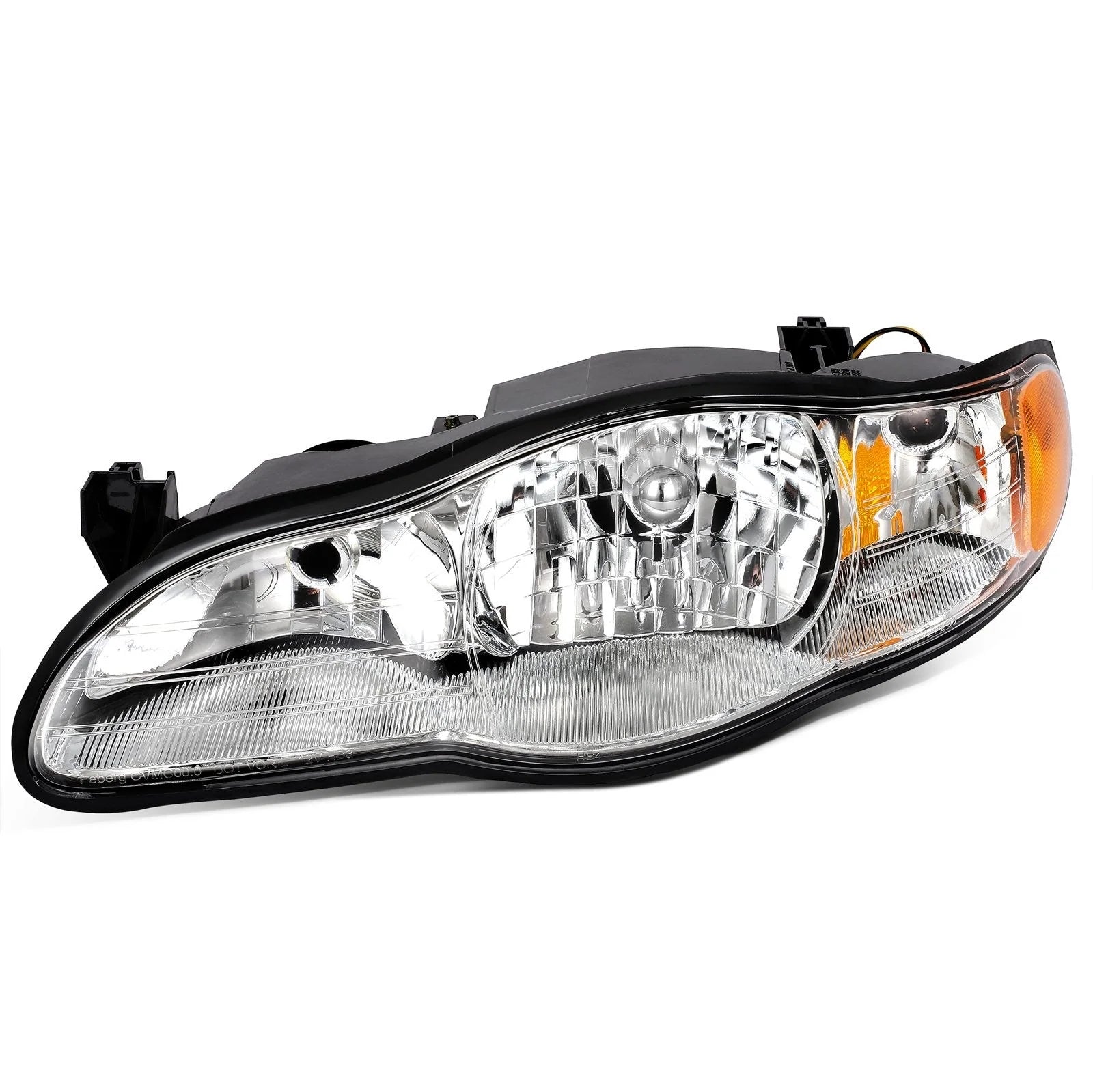 ECCPP Headlights For Chevrolet Monte Carlo 3.4L 3.8L 2000-2005 Pair Chrome Amber 6B93BC-57 [5]
