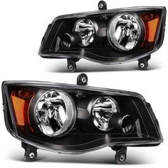 ECCPP Headlights For Chrysler Town & Country Dodge Grand Caravan 2008-2020 Pair 6B93BC-57 [1]