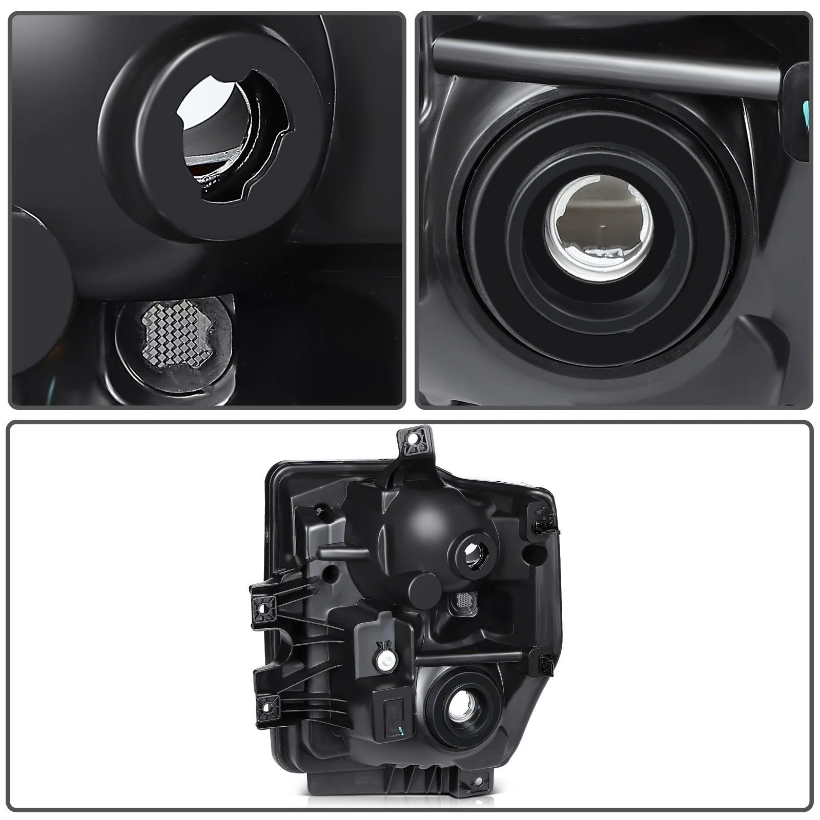 ECCPP Headlights For Ford F-250 F-350 F-450 F-550 Super Duty 2008-2010 Pair 6B93BC-57 [9]