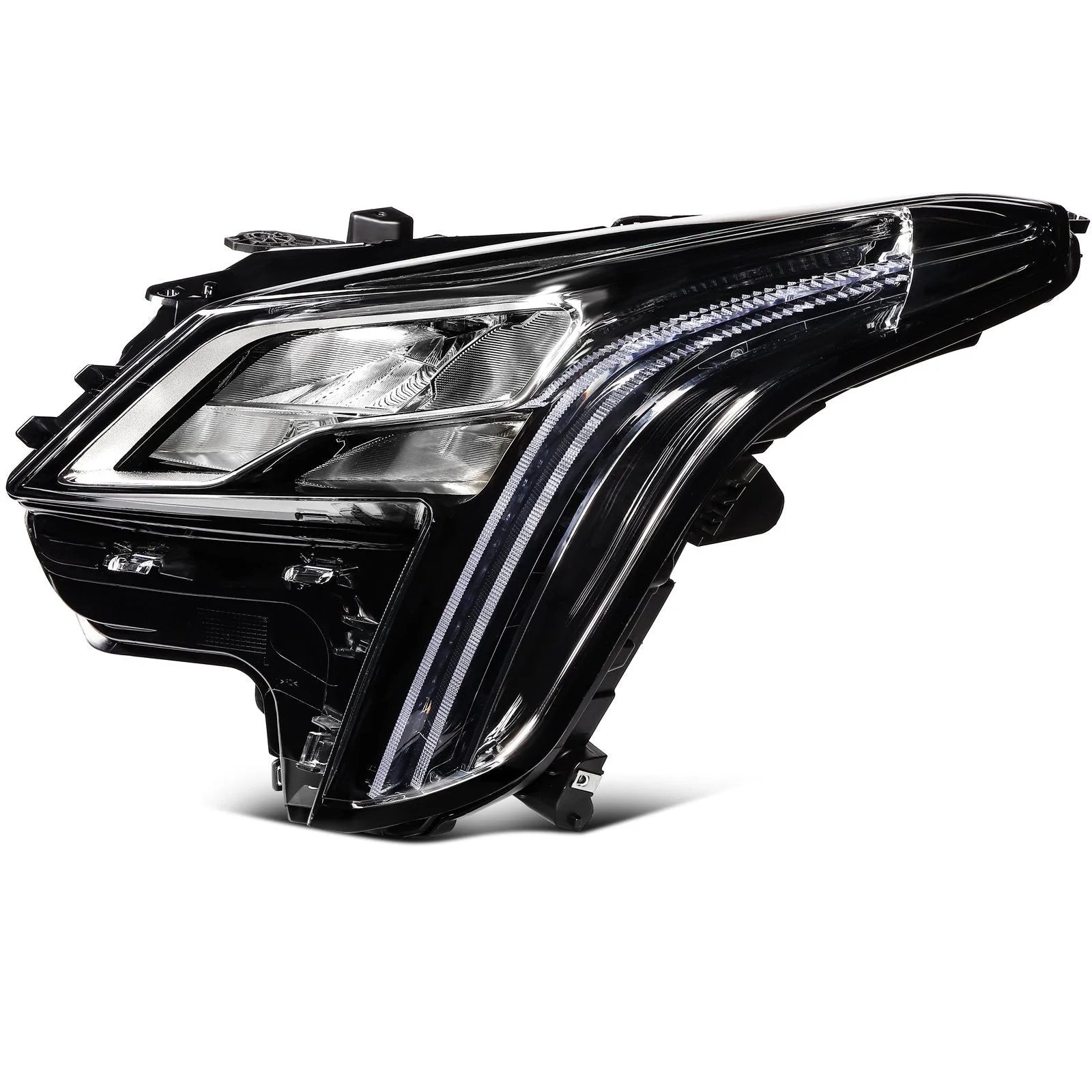 ECCPP LED Headlight Assembly For Cadillac XTS 3.6L 2018-2019 Left Side Black 6B93BC-57 [1]