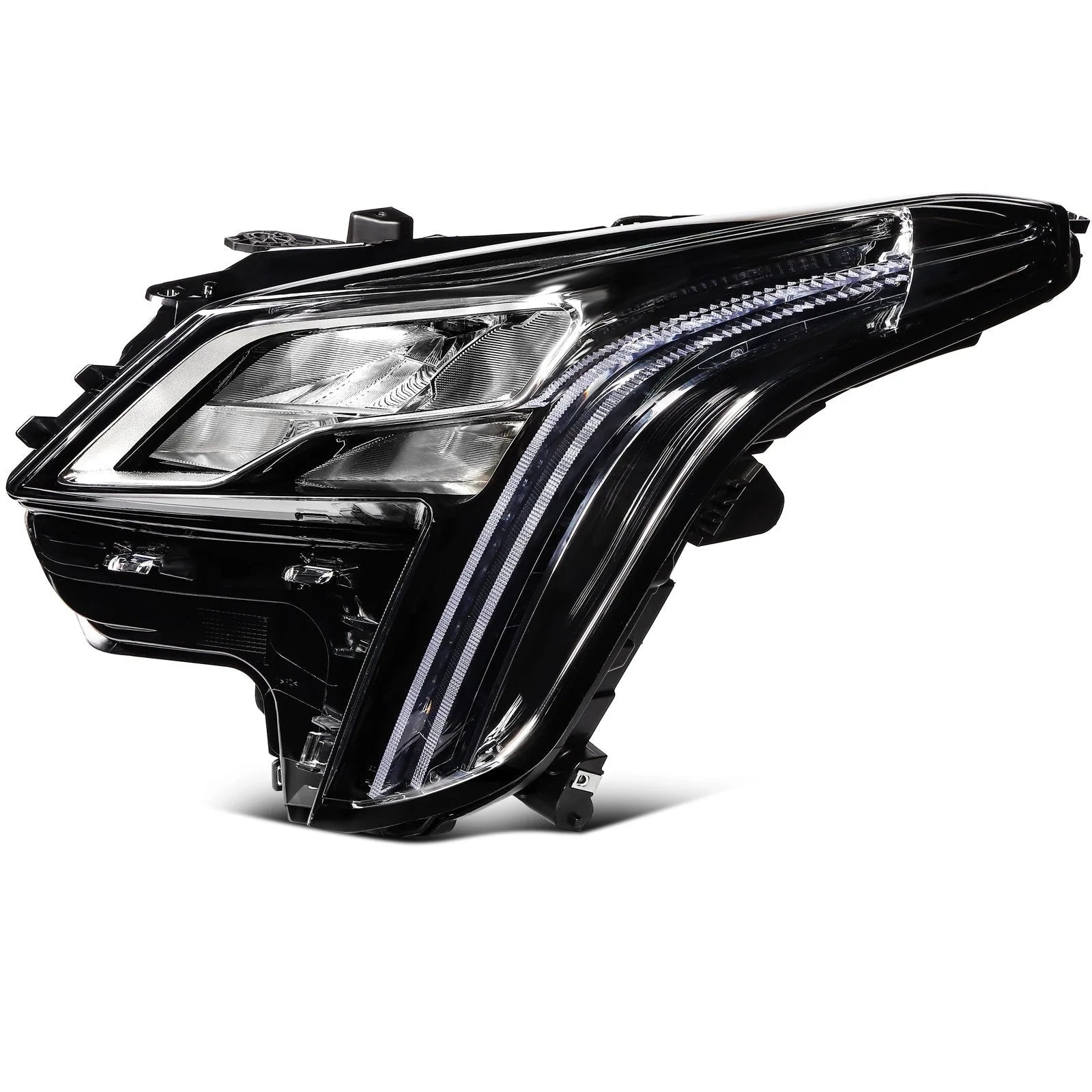 ECCPP LED Headlight Assembly For Cadillac XTS 3.6L 2018-2019 Left Side Black 6B93BC-57 [3]