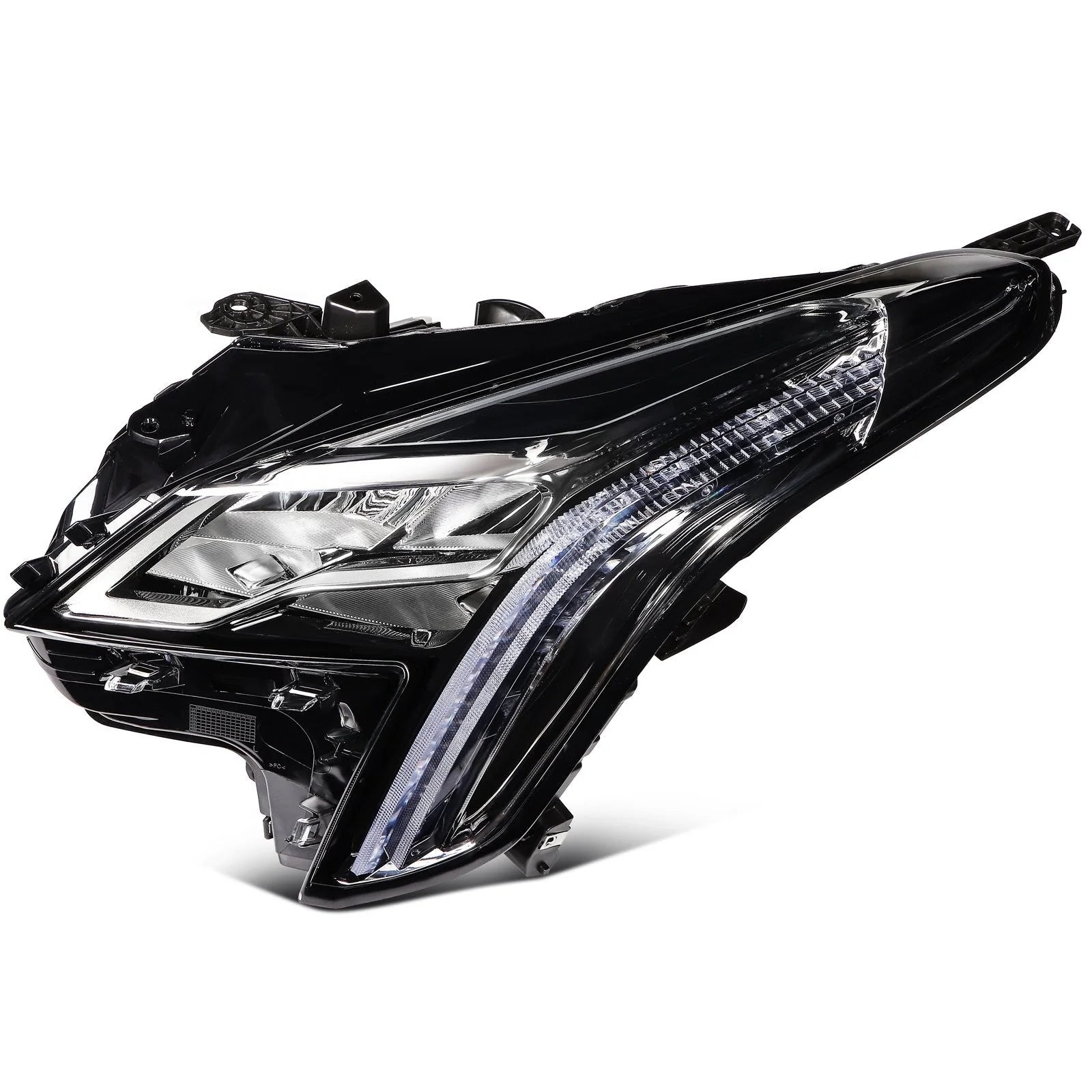 ECCPP LED Headlight Assembly For Cadillac XTS 3.6L 2018-2019 Left Side Black 6B93BC-57 [4]