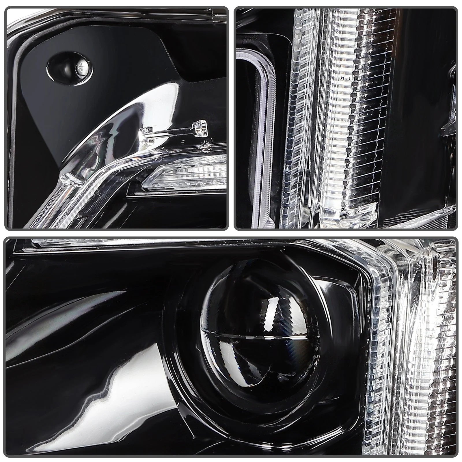 ECCPP LED Headlight Assembly For Chevrolet Traverse 3.6L 2022-2023 Left Side 6B93BC-57 [8]