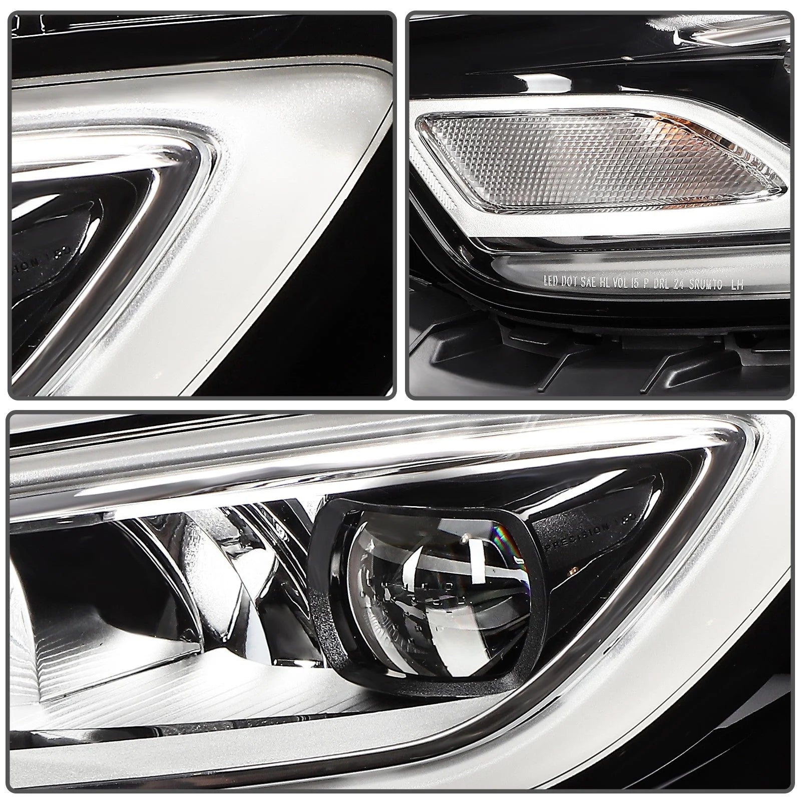 ECCPP LED Headlight Assembly For Chrysler Pacifica 3.6L 2021-2024 Left Side 6B93BC-57 [9]