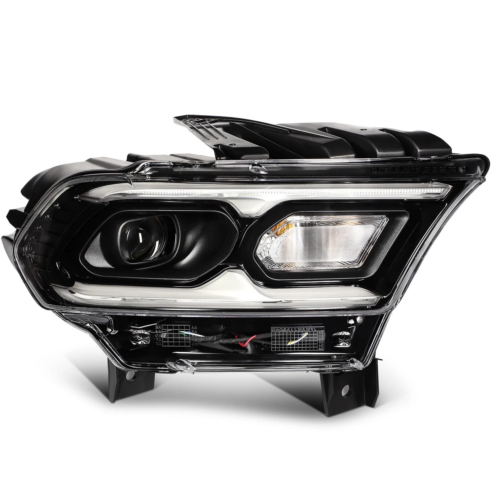 ECCPP LED Headlight Assembly For Dodge Durango 2021-2024 PassengerSide Black 6B93BC-57 [4]