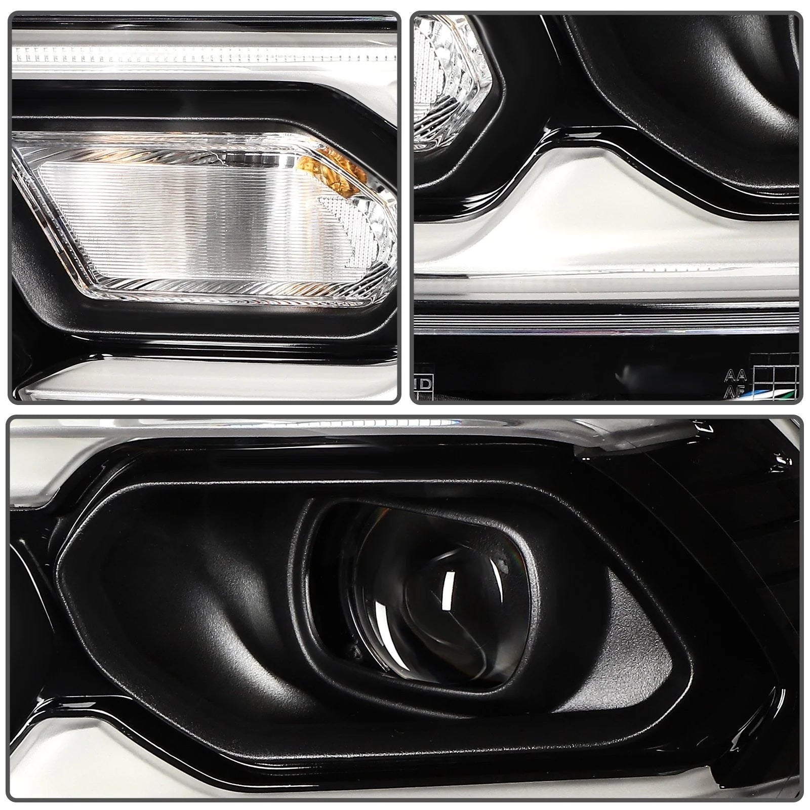 ECCPP LED Headlight Assembly For Dodge Durango 2021-2024 PassengerSide Black 6B93BC-57 [8]