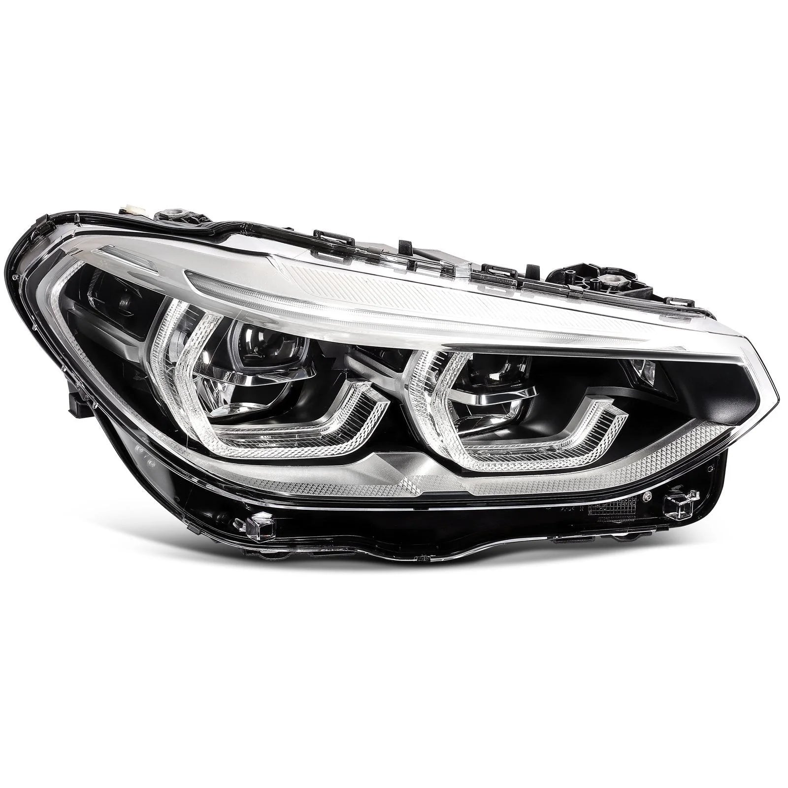 ECCPP LED Headlight For BMW X3 X4 2.0L 3.0L 2018-2021 Passenger Right Side Black 6B93BC-57 [2]