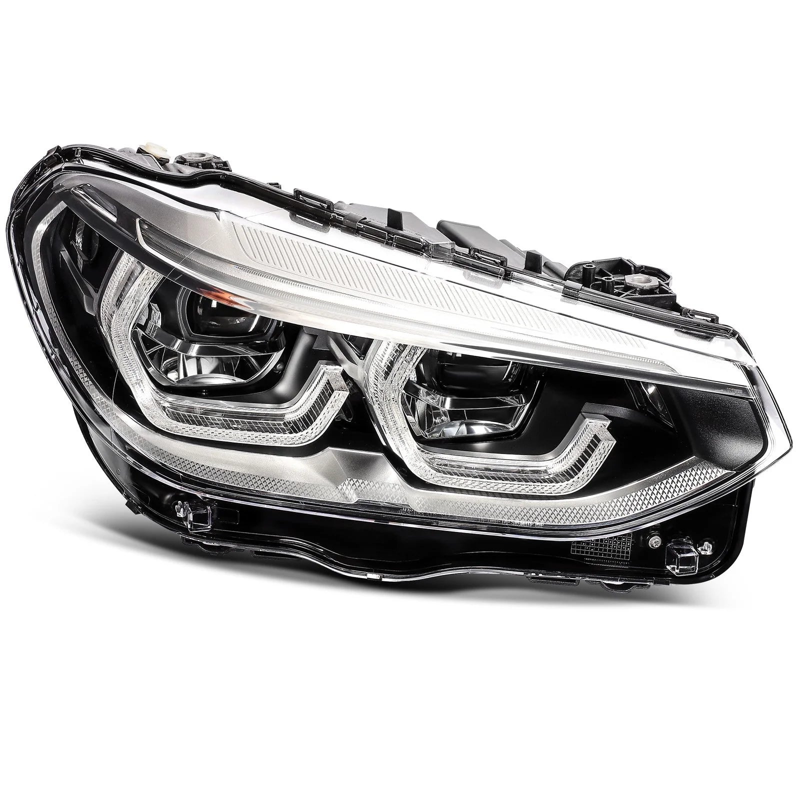 ECCPP LED Headlight For BMW X3 X4 2.0L 3.0L 2018-2021 Passenger Right Side Black 6B93BC-57 [3]