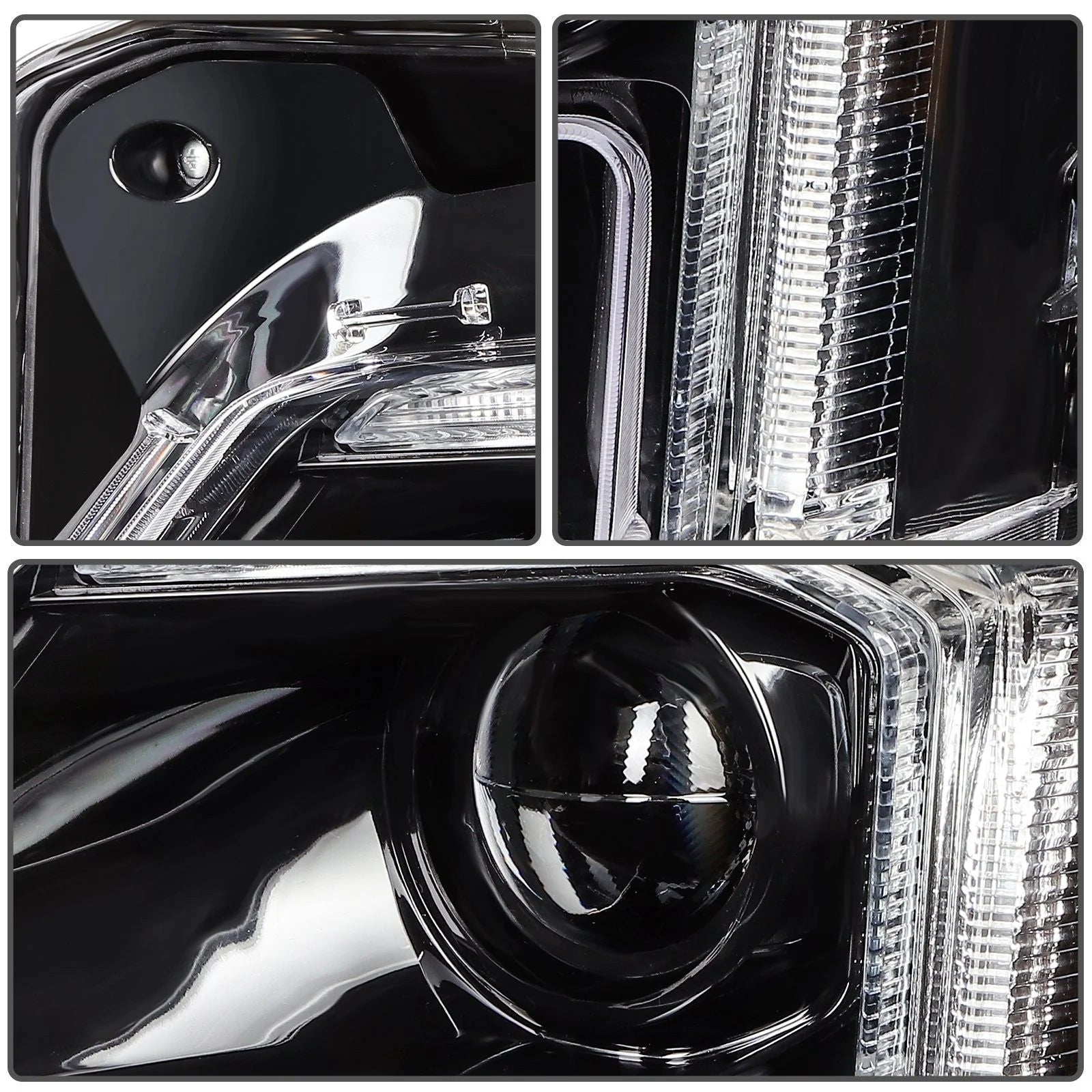 ECCPP LED Headlight For Chevrolet Traverse 3.6L 2022-2023 PassengerSide Black 6B93BC-57 [7]