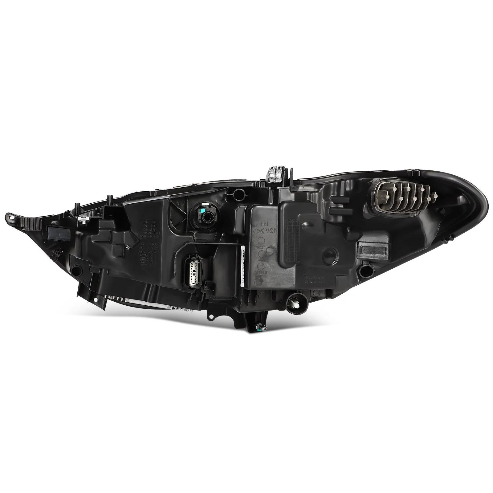 ECCPP LED Headlight For Ford Fusion 2017-2020 Passenger Right Side Black Amber 6B93BC-57 [10]