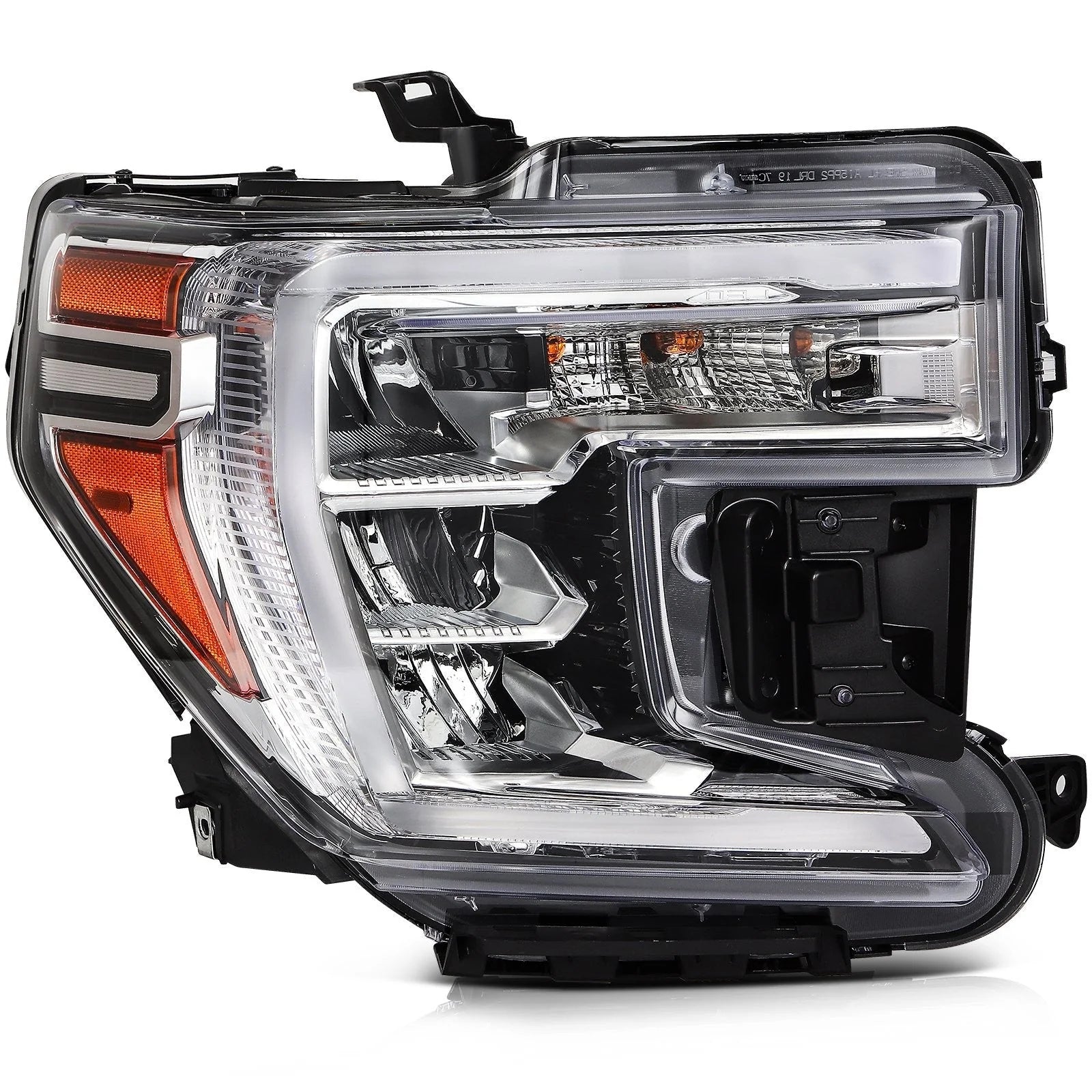 ECCPP LED Headlight For GMC Sierra 1500 2019-2022 Passenger Right Side Black 6B93BC-57 [1]