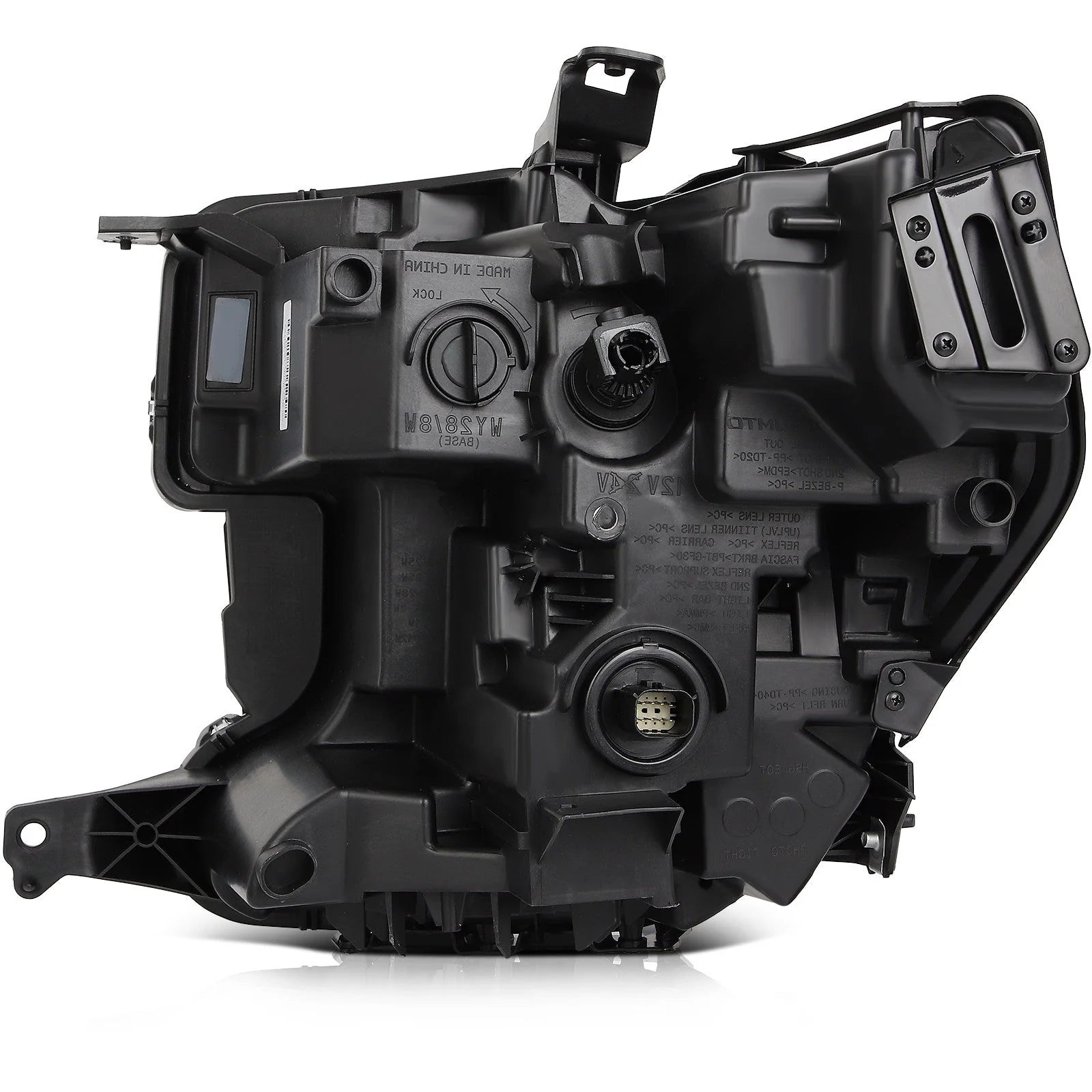ECCPP LED Headlight For GMC Sierra 1500 2019-2022 Passenger Right Side Black 6B93BC-57 [6]
