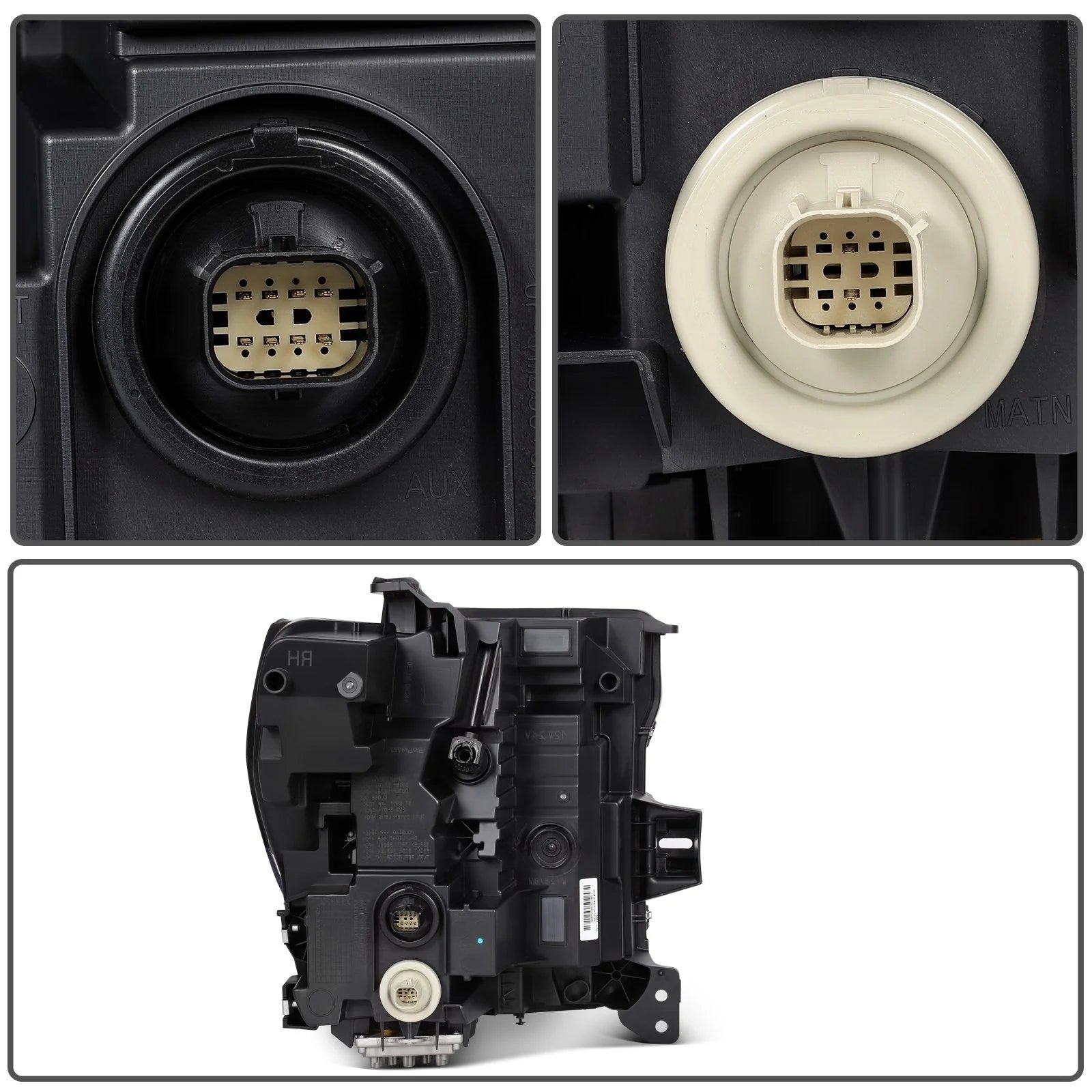 ECCPP LED Headlight For GMC Sierra 2500HD 3500HD 6.6L 2020-2023 Driver Left Side 6B93BC-57 [7]