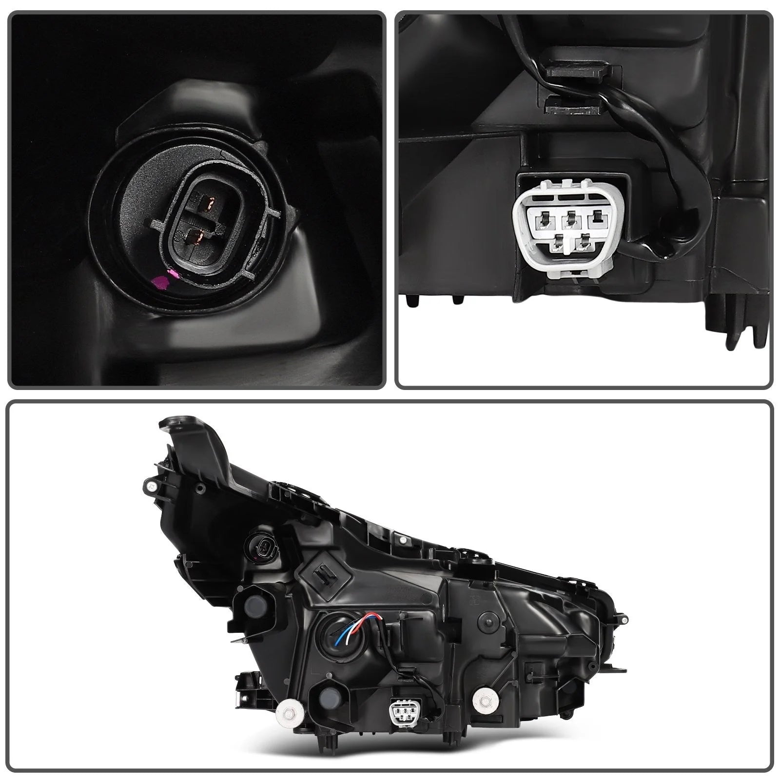 ECCPP LED Headlight For Lexus NX300 NX300h 2.0L 2.5L 2018-2021 Driver Left Side 6B93BC-57 [9]