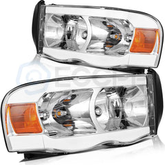 ECCPP LED Headlights Assembly For Dodge Ram 1500 2500 3500 2002-2005 Pair Chrome 6B93BC-57 [2]