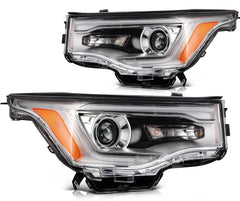 ECCPP LED Headlights Assembly For GMC Acadia 2.5L 3.6L 2017-2019 Pair Chrome 6B93BC-57 [1]