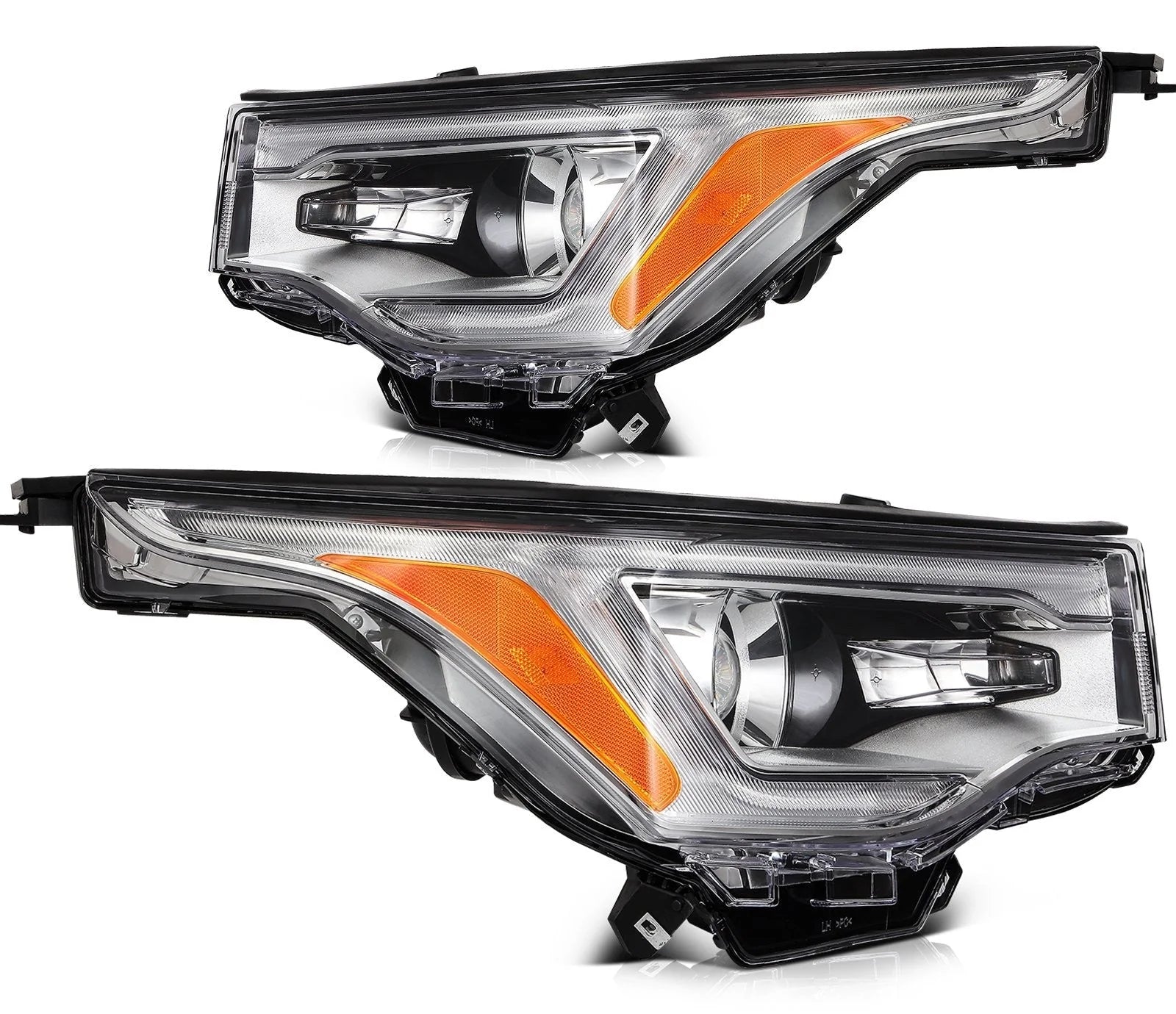 ECCPP LED Headlights Assembly For GMC Acadia 2.5L 3.6L 2017-2019 Pair Chrome 6B93BC-57 [2]