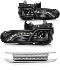 ECCPP LED Headlights Assembly For Toyota FJ Cruiser 4.0L 2007-2014 Pair Black KOEEP [1]