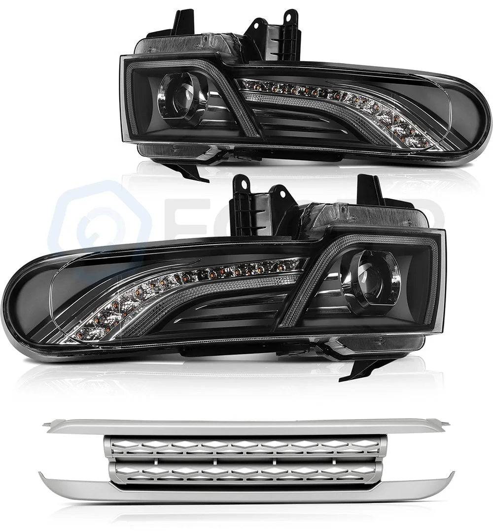 ECCPP LED Headlights Assembly For Toyota FJ Cruiser 4.0L 2007-2014 Pair Black KOEEP [2]