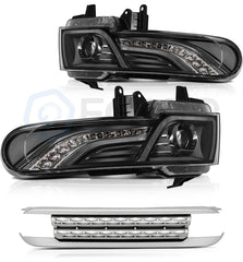 ECCPP LED Headlights Assembly For Toyota FJ Cruiser 4.0L 2007-2014 Pair Black KOEEP [2]
