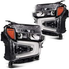 ECCPP LED Headlights For Chevrolet Silverado 1500 LT RST 2022-2024 Pair Black KOEEP [2]