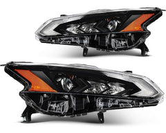 ECCPP LED Headlights For Nissan For Altima 2.0L 2.5L 2023-2024 Pair Black Amber 6B93BC-57 [1]